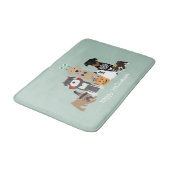 ハッピーハローウィン不気味ペットコスチューム バスマット (アングル)