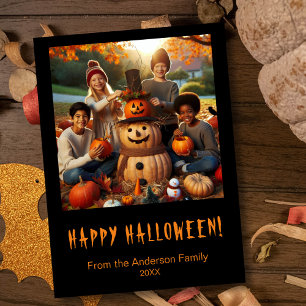 ハッピーハローウィン不気味写真 シーズンカード