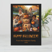 ハッピーハローウィン不気味写真 シーズンカード (スタンド正面)