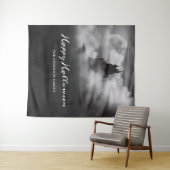 ハッピーハローウィン不気味城パーティー背景 タペストリー (インサイチュ(横))