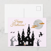 ハッピーハローウィン不気味城 ポストカード (正面/裏面)