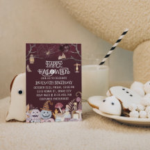 ハッピーハローウィン不気味誕生日パーティーへの招待