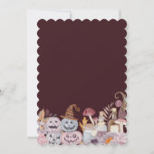 ハッピーハローウィン不気味誕生日パーティーへの招待 招待状 (裏面)