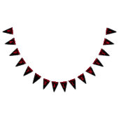 ハッピーハローウィン不気味赤血点滴 バンティングフラッグ (全)