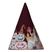 ハッピーハローウィン不気味 パーティーハット (右)