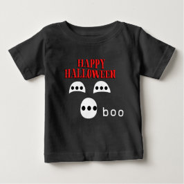 ハッピーハローウィン不気味 ベビーTシャツ