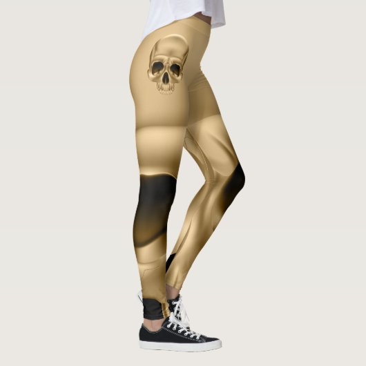 ハッピーハローウィン不気味 レギンス (右)