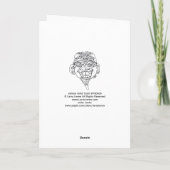 ハッピーハローウィン不要の衣装グリーティングカード カード (裏面)