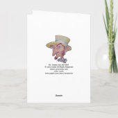 ハッピーハローウィン不要の衣装グリーティングカード カード (裏面)