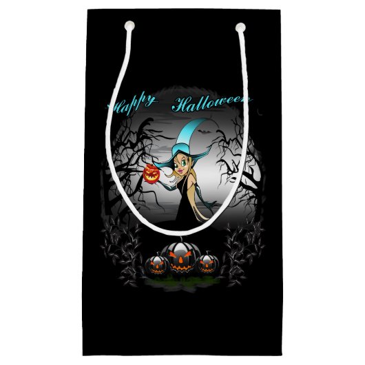 ハッピーハローウィン全員 スモールペーパーバッグ (正面)