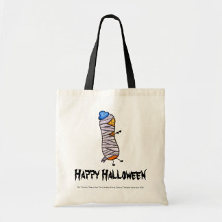 ハッピーハローウィン内気なピーナツミイラ トートバッグ