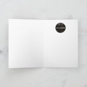 ハッピーハローウィン動揺してヴィンテージスカルハロウィーン カード (内部)