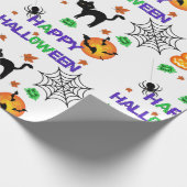 ハッピーハローウィン包装紙 ラッピングペーパー (角)