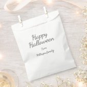 ハッピーハローウィン名書追加モダン フェイバーバッグ (クリップ留めされた状態)