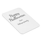 ハッピーハローウィン名書追加モダン マグネット (右側)