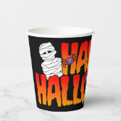 ハッピーハローウィン図 紙コップ (正面)