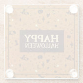 ハッピーハローウィン型 ガラスコースター (裏面)