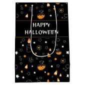 ハッピーハローウィン型 ミディアムペーパーバッグ (裏面)