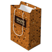 ハッピーハローウィン型 ミディアムペーパーバッグ (正面アングル)