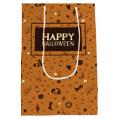 ハッピーハローウィン型 ミディアムペーパーバッグ (裏面)