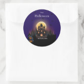 ハッピーハローウィン城 ラウンドシール (バッグ)