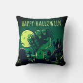 ハッピーハローウィン墓地ゾンビハンド クッション (裏面)