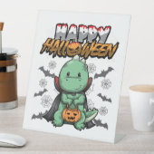 ハッピーハローウィン変装ドラゴン 台座サイン (インサイチュ)
