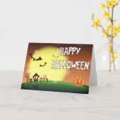 ハッピーハローウィン夕べスカイカード カード (黄色い花)