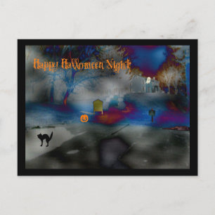 ハッピーハローウィン夜間送料 ポストカード