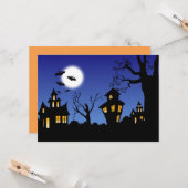 ハッピーハローウィン夜 カード (正面/裏面インサイチュ)