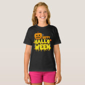 ハッピーハローウィン女子 Tシャツ (正面フル)