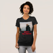 ハッピーハローウィン婦人用シャツ Tシャツ (正面フル)