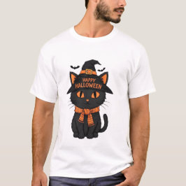 ハッピーハローウィン子猫 Tシャツ