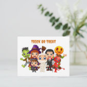 ハッピーハローウィン子 シーズンポストカード (スタンド正面)
