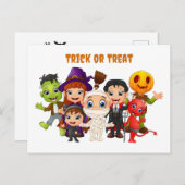 ハッピーハローウィン子 シーズンポストカード (正面/裏面)