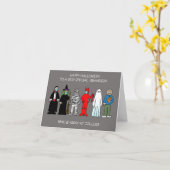 ハッピーハローウィン孫遠くにアットカレッジ カード (黄色い花)