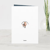 ハッピーハローウィン孫黒猫スパイダー シーズンカード (裏面)