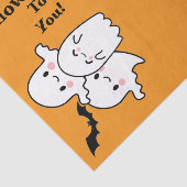 ハッピーハローウィン幽霊こうもりオレンジプレゼント 薄葉紙 (詳細)