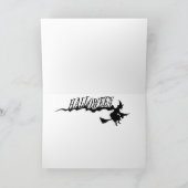 ハッピーハローウィン幽霊とカボチャ シーズンカード (内部)