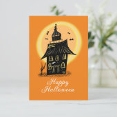 ハッピーハローウィン幽霊のよく出るハウスブラックオレンジ (スタンド正面)