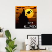 ハッピーハローウィン幽霊のよく出るハウスポスター2 ポスター (ホームオフィス)