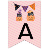 ハッピーハローウィン幽霊のよく出るハウス2024 バンティングフラッグ (第2の旗)