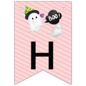 ハッピーハローウィン幽霊のよく出るハウス2024 バンティングフラッグ (第1の旗)