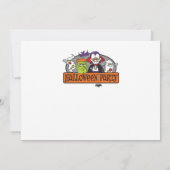 ハッピーハローウィン幽霊のよく出るハウス カード (裏面)