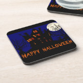 ハッピーハローウィン幽霊のよく出るハウス コースター (左側)