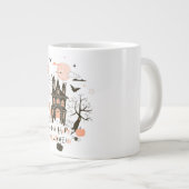 ハッピーハローウィン幽霊のよく出るハウス ジャンボコーヒーマグカップ (正面右)