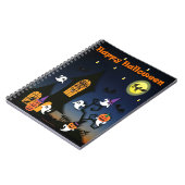 ハッピーハローウィン幽霊のよく出るハウス ノートブック (左側)