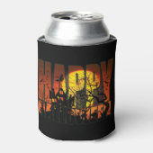 ハッピーハローウィン幽霊のよく出るハウス 缶クーラー (缶正面)