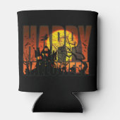 ハッピーハローウィン幽霊のよく出るハウス 缶クーラー (裏面)