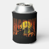 ハッピーハローウィン幽霊のよく出るハウス 缶クーラー (缶裏面)